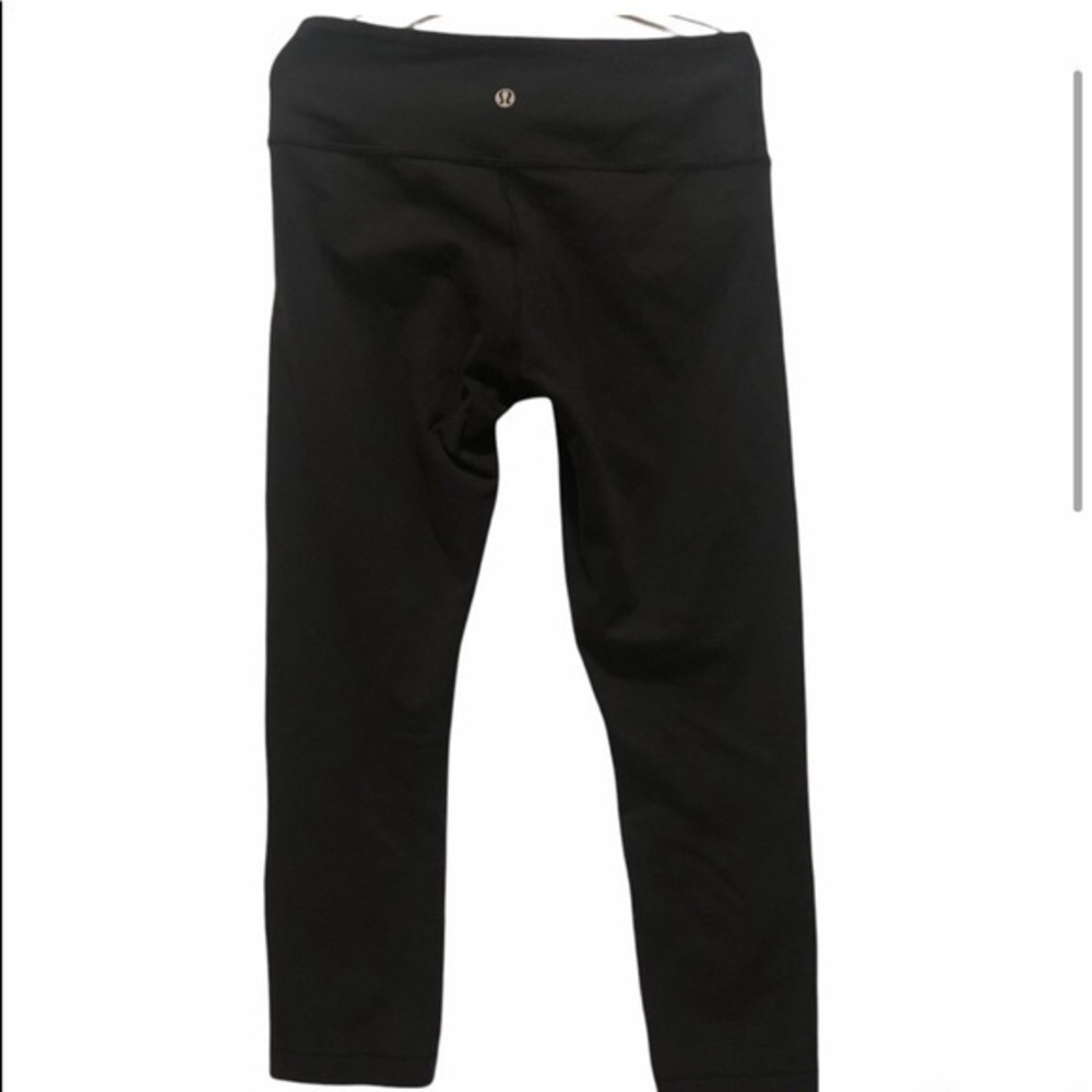 Lululemon Athletica cropped leggings size 4 buttery soft - Picture 2 of 5